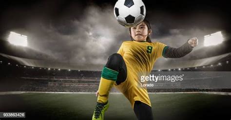 Girl Juggling Soccer Ball Photos And Premium High Res Pictures Getty