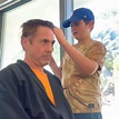 Robert Downey Jr. shares video of son Exton, daughter Avri shaving his ...