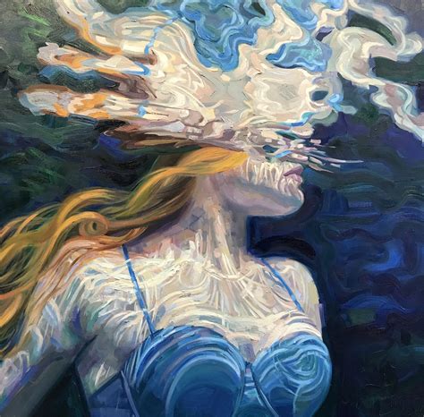 Calm Brilliance 2018 By Isabel Emrich Arte Subacuático Pintura Al óleo Realista Arte En Agua