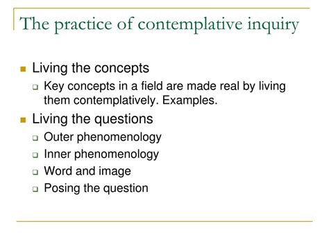 Ppt Contemplative Pedagogy Principles Design And Practice Powerpoint