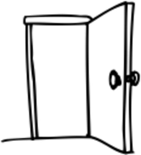 Open Door Clipart Black And White Clip Art Library
