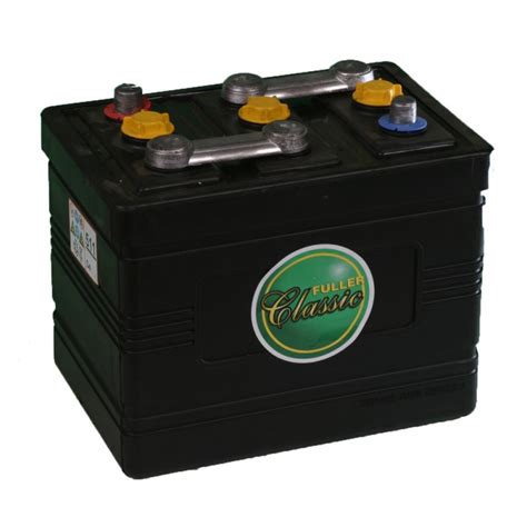 Fuller Classic Car Battery 6v 511 Open Bar Rubber Battery Cy511