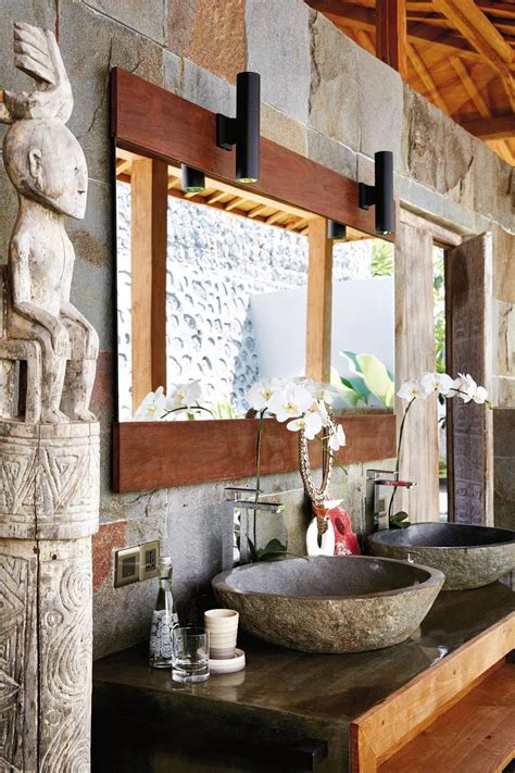 A Bathroom At Villa Joglovina In Bali Bali Bathroom Ideas Balinese