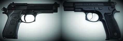 Beretta M9 Vs Sig Sauer 1911 Full Size Size Comparison F09