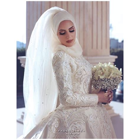 Pin By Luxyhijab On Bridal Hijab حجاب الزفاف Bridal Hijab Style