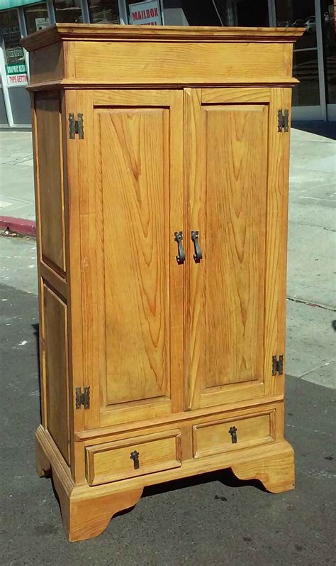 Uhuru Furniture And Collectibles Sold 38 Mexican Pine Armoire 135