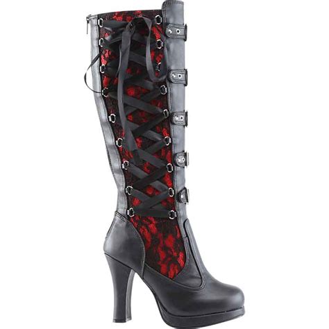 Black Widow Gothic Boots Fw2020 Medieval Collectibles