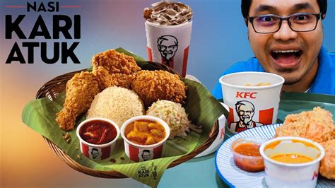 kfc nasi kari atuk and kari atuk rice bowl moqmoq tube youtube