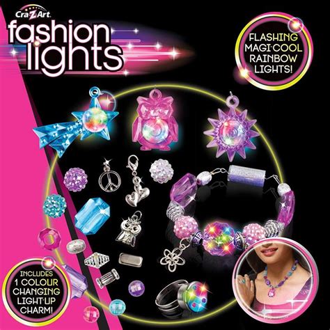 Childs Toys Shimmer And Sparkle Lite Up Jewellery Set