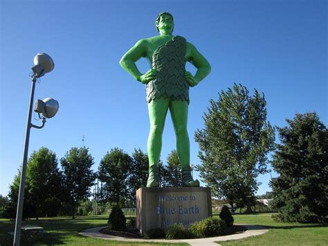 Worlds Tallest Jolly Green Giant In Blue Earth Minnesota