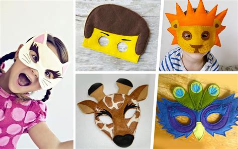 Idee Per Creare Maschere Di Carnevale In Feltro Per Bambini Ispirando