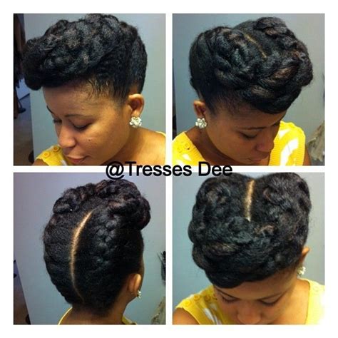 10 Gorgeous Photos Of French And Dutch Braid Updos On Natural Hair