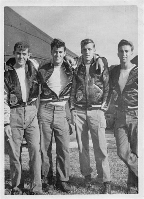 Four Rockabilly Pals Greaser Style Teddy Boys Greaser Guys