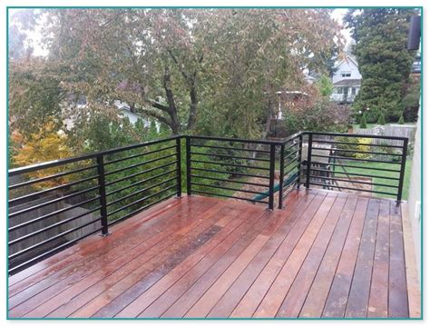 A $25,000 budget is fairly common for sprucing up an existing backyard. Horizontal Aluminum Deck Railing