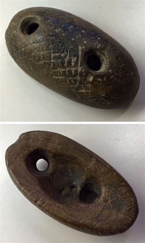 Native American Artifacts Engraved Loaf Stone North Carolina Native