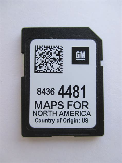 Buy Gm 4481 2018 Cadillac Sd Navigation Memory Card Gm General Motors