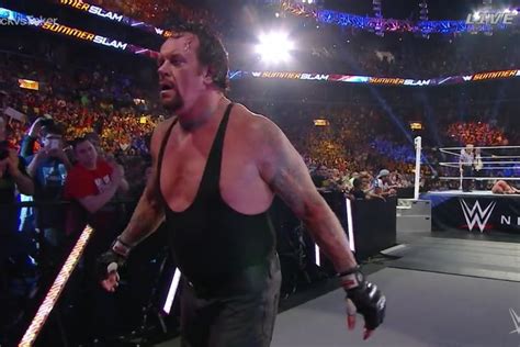 Undertaker Makes Lesnar Pass Out Undertaker Summerslam 2015 Brock