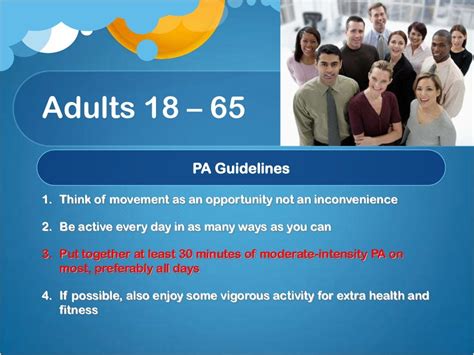 The National Physical Activity Guidelines