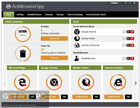 Easily choose the navigation in which you left it, your devices. Abelssoft AntiBrowserSpy 2019 Free Download