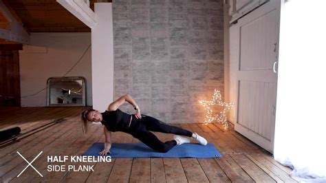 Half Kneeling Side Plank Youtube