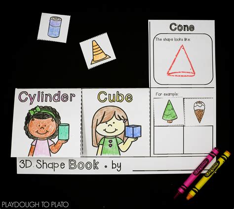 3D Shapes Activity Pack - Playdough To Plato