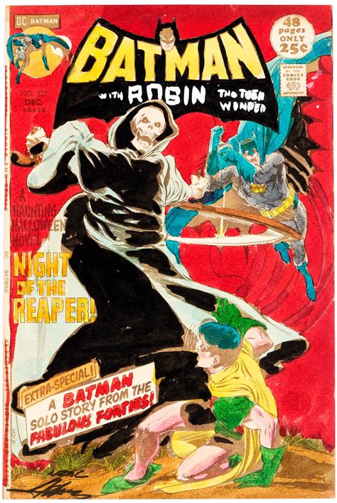 Neal Adams Batman 237 Color Guide Is Even Spookier Than The Final