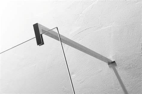 These are fixed vertically from the top of the screen then secured to the ceiling to provide impressive stability. Stainless Steel Glass Shower Door/Wall support ...
