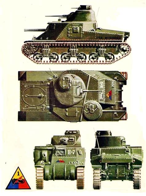 M3 Medium Tank Early Us Army 1941 French Tanks Tank Armored