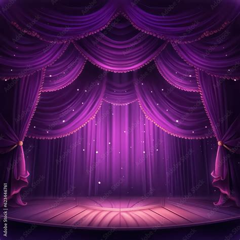 Purple Stage Background Stock Photo Adobe Stock