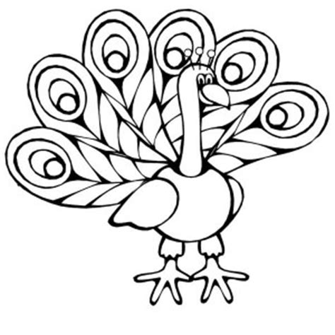 Here are fun free printable peacock coloring pages for children. Simple Drawing of Green Peacock Coloring Page: Simple ...