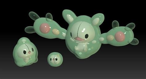Pokemon Solosis Duosion Reuniclus 3d Model 3d Printable Cgtrader