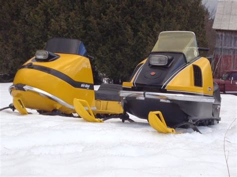 Classic Snowmobiles Of The Past Pete And Toms Vintages Ski Doos