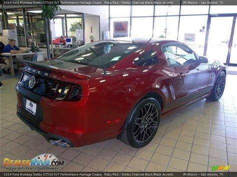 2014 Ford Mustang Shelby Gt500 Svt Performance Package Coupe Ruby Red