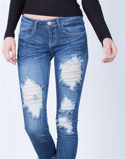 super frayed cropped jeans super frayed hem jeans blue cropped denim 2020ave