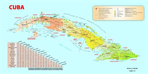 Mapas De Sitios Turísticos De Cuba Para El Celular Mapa De Cuba Mapa