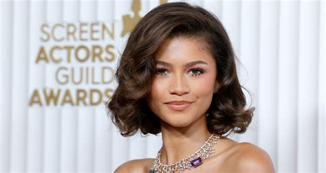 Zendaya Looks Stunning In Floor Length Floral Gown At Sag Awards 2023