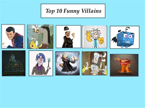 My Top 10 Funny Villains By Toongirl18 On Deviantart