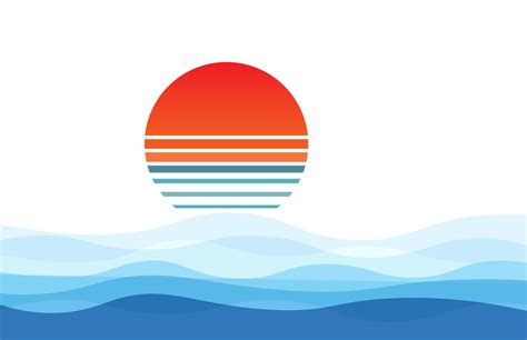 Free Sunset Water Vector Art Download 57 Sunset Water Icons