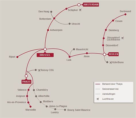 Thalys Belgium Travel Info