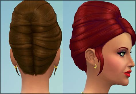 Higher Updo Hair For Females The Sims 4 Catalog