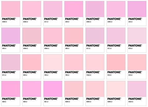 Pantone Pink 配色