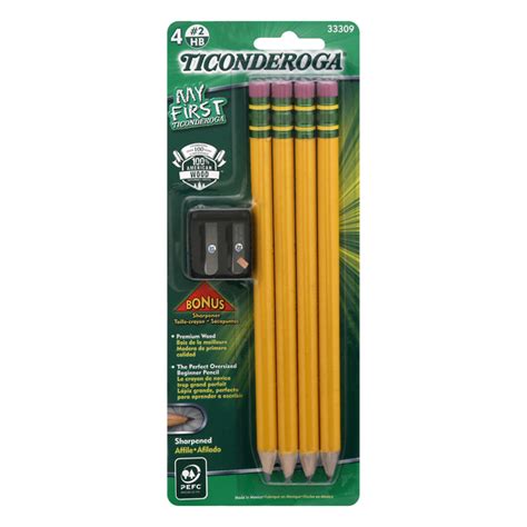 Save On Ticonderoga My First Ticonderoga Oversized Beginner Pencils 2