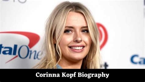 Corinna Kopf Wikipedia Biography Bio Onlyfans Net Worth Boyfriend