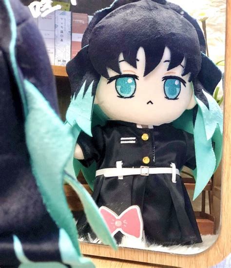 Demon Slayer Tokitou Muichiro Plush 20cm Doll Clothes Dress Up Anime