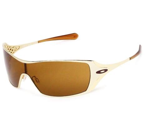 Oakley 05 672 Dart Polished Gold Bronze Womens Sunglasses Set W Case In Box Rare Ebay