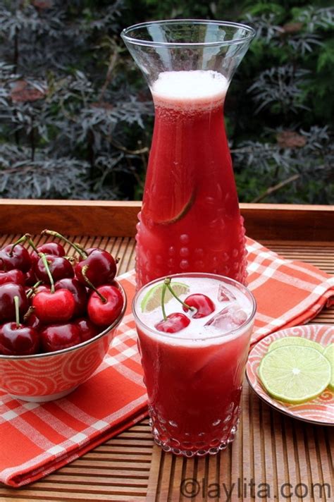 Homemade Cherry Limeade Recipe Chefthisup