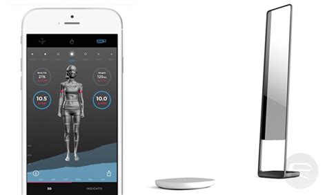This Smart Mirror Scale Can Scan Your Body And Track Fitness In D Redmond Pie