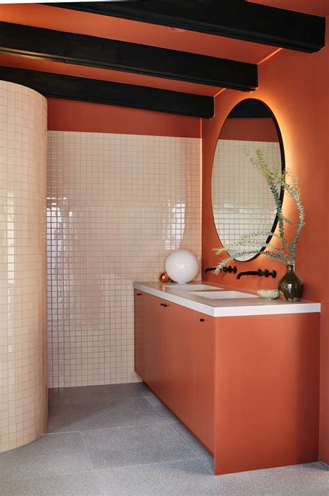Orange Bathroom Tile Ideas Everything Bathroom