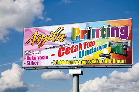 Contoh Desain Banner Spanduk Percetakan Digital Printing Contoh Images