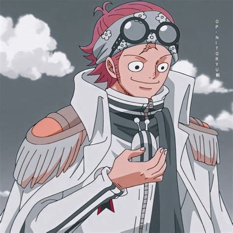 An Anime Character With Red Hair And Goggles